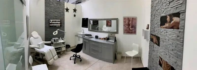Behandlungsraum für Fußpflege und Kosmetik in der Q LOUNGE